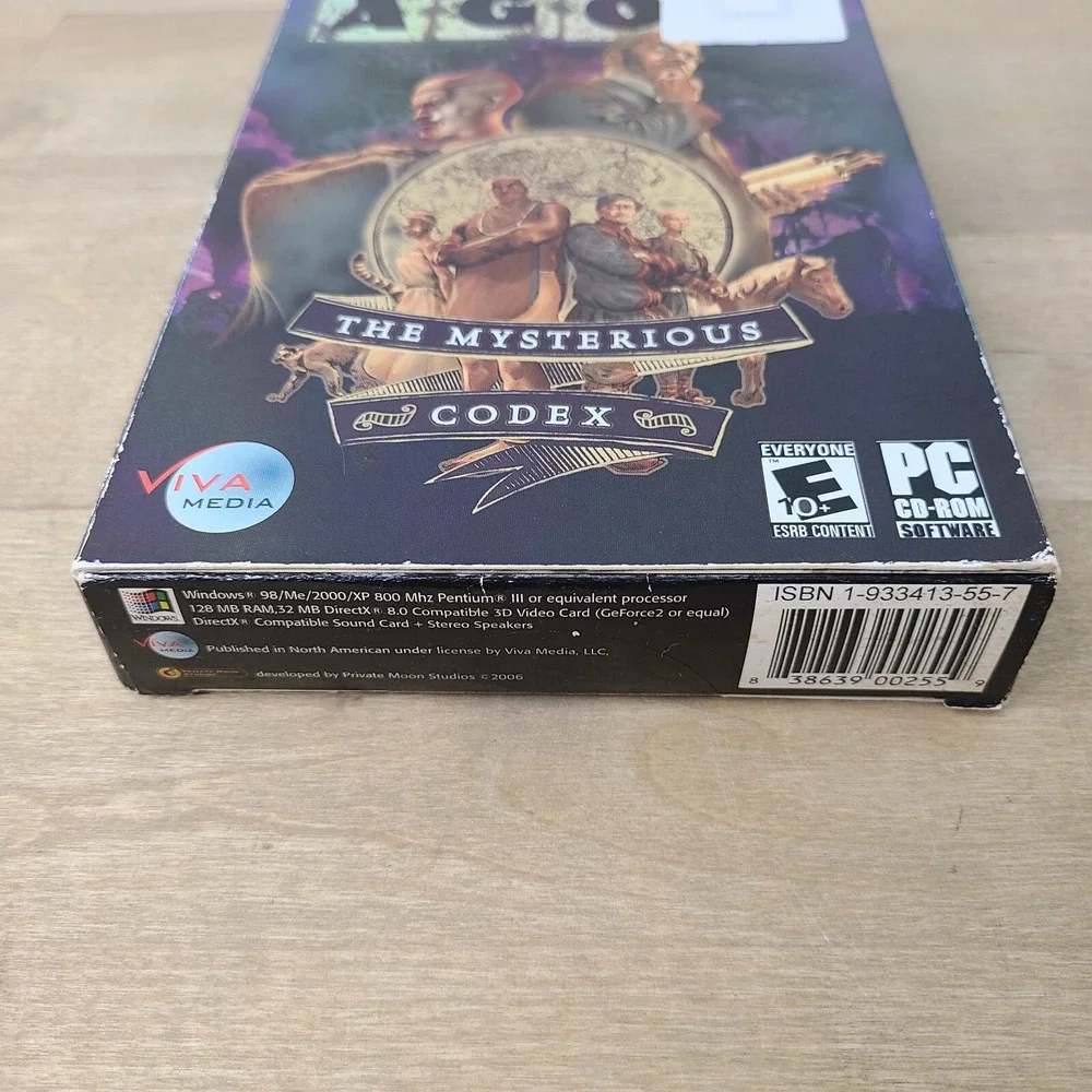 AGON: The Mysterious Codex (PC, 2006)  Brand‎ New Sealed in Retail Box Rough